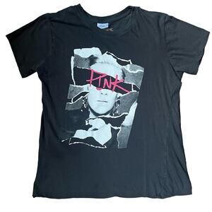 Pink Womans Band T Shirt Size XS